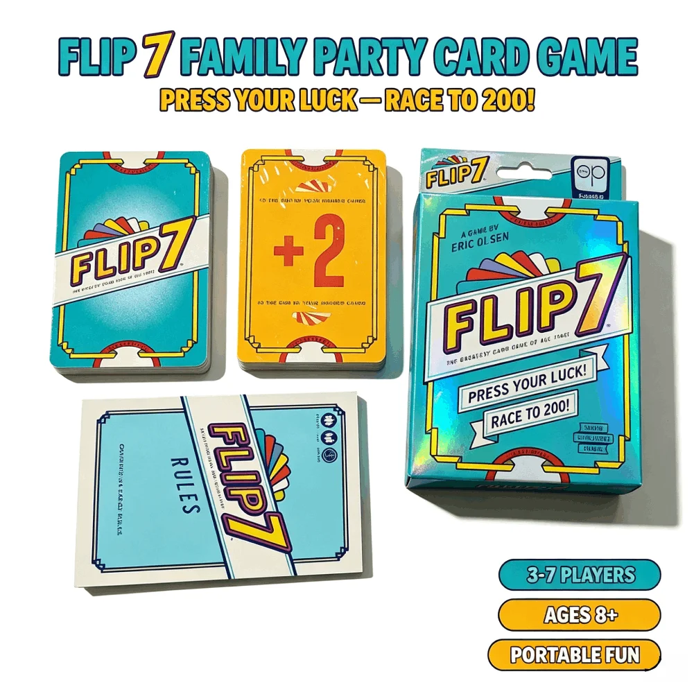 Strategy Board Game - Flip 7 Press Your Luck Card