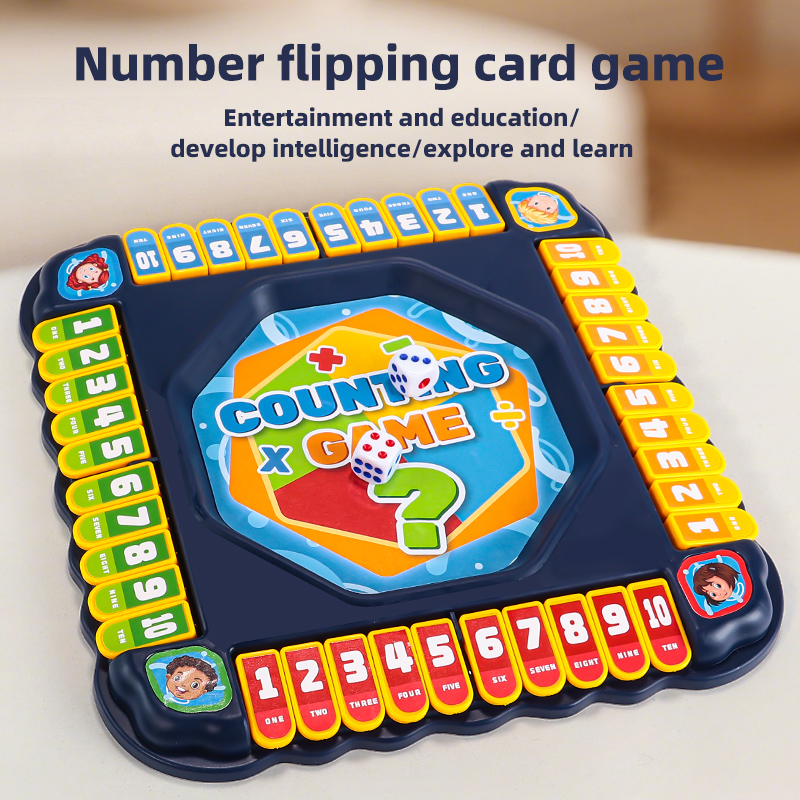 Blue Number Flip Tabletop Game - Board Game Live 评论和价格