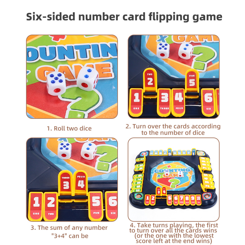 Blue Number Flip Tabletop Game - Board Game Live 评论和价格