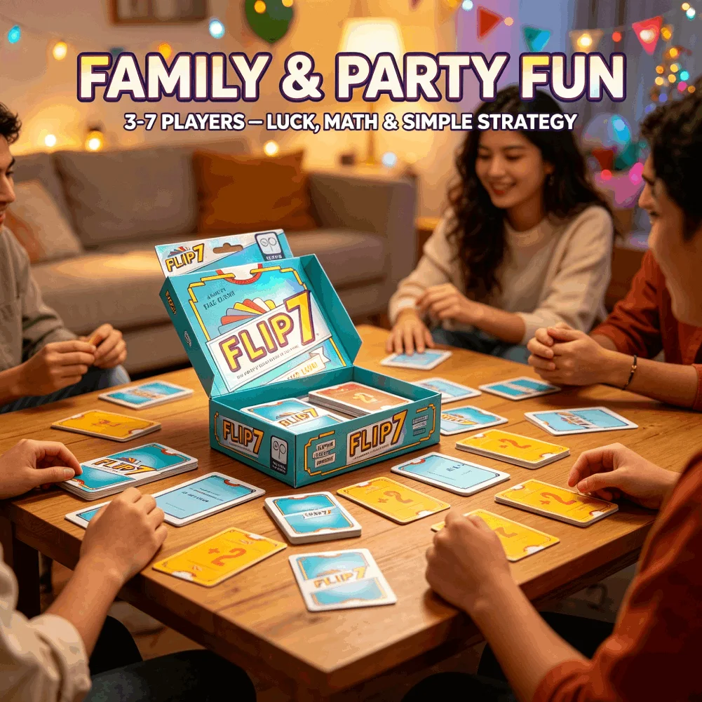 Flip 7 Press Your Luck Card Ga - Strategy Board Game 评论和价格