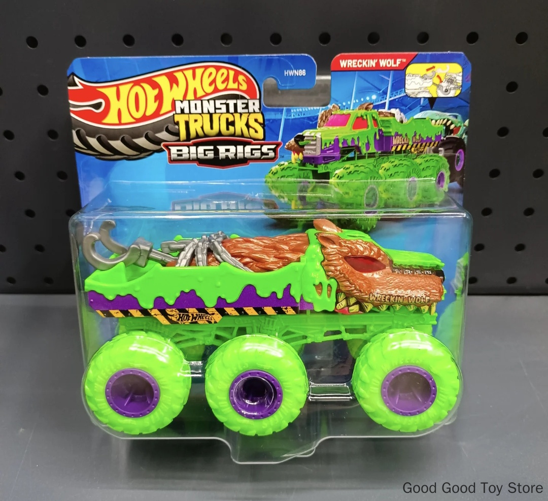 Hot Wheels Mega Wreckin Wolf S - Hot Wheels Car Monster Trucks 评论和价格