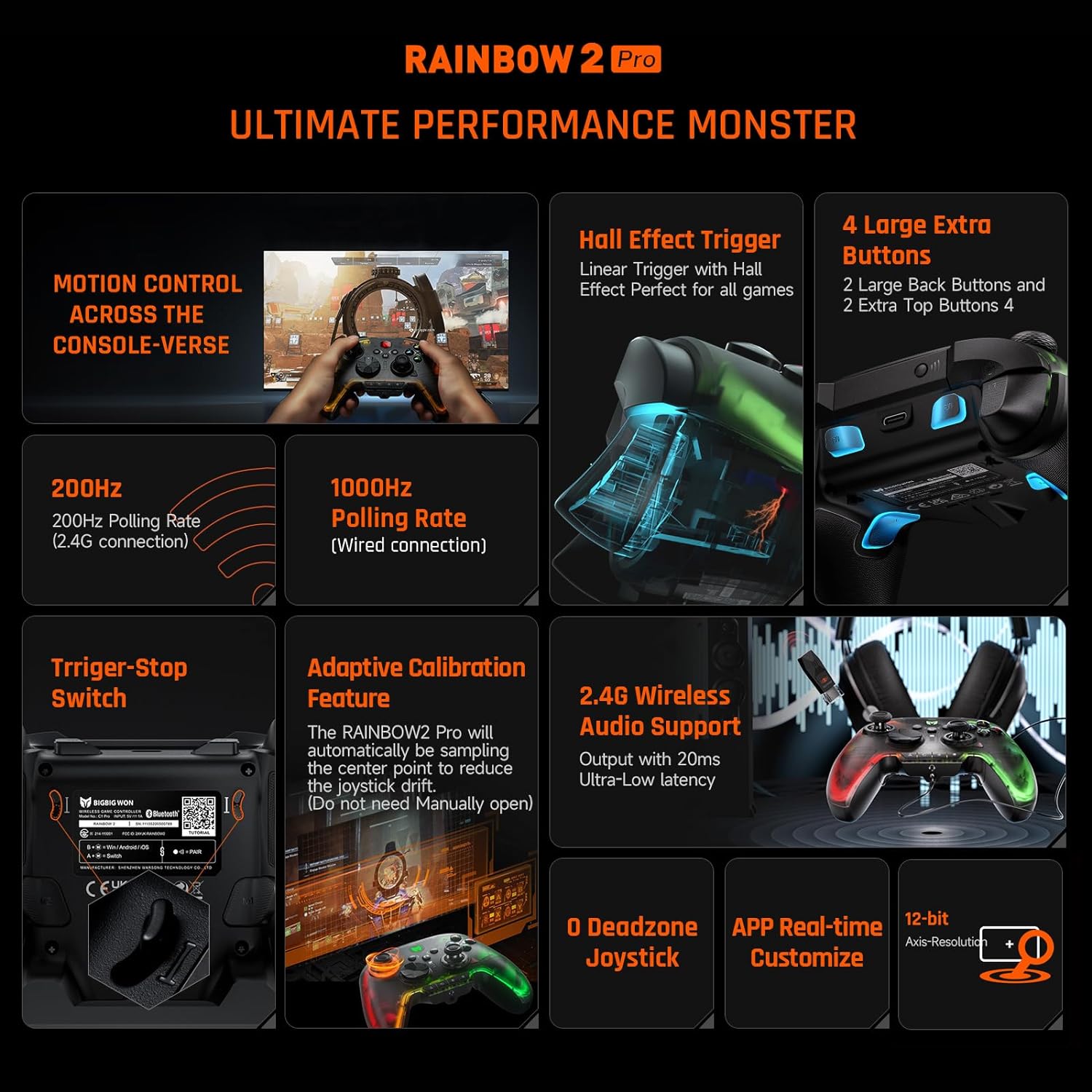 BIGBIG WON Rainbow 2 Pro Wirel - Board Game Android 评论和价格