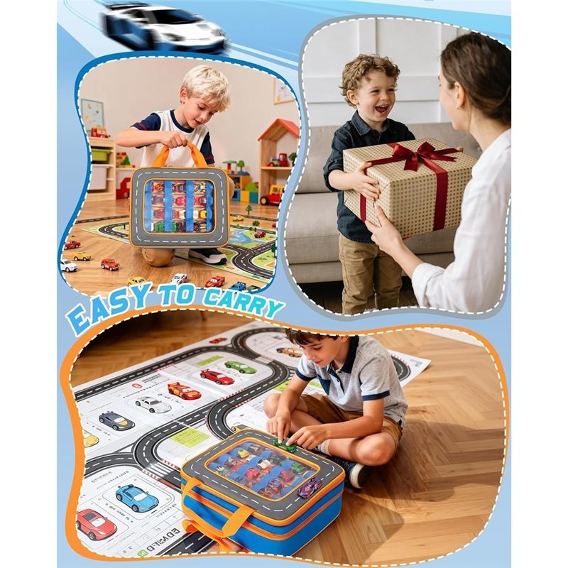 AINY- Truck Storage Case With  - Hot Wheels Car Monster Trucks 评论和价格