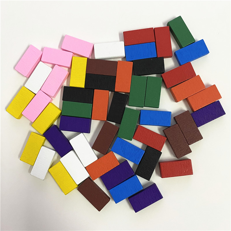 50Pcs 20*10*5mm Colorful Brick - Board Game Catan 评论和价格